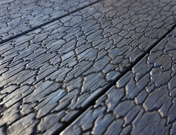 charred thermo frake cladding