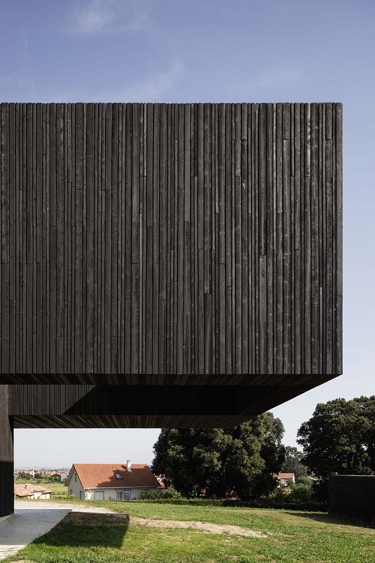 Charred Larch brushed & oiled, Spain